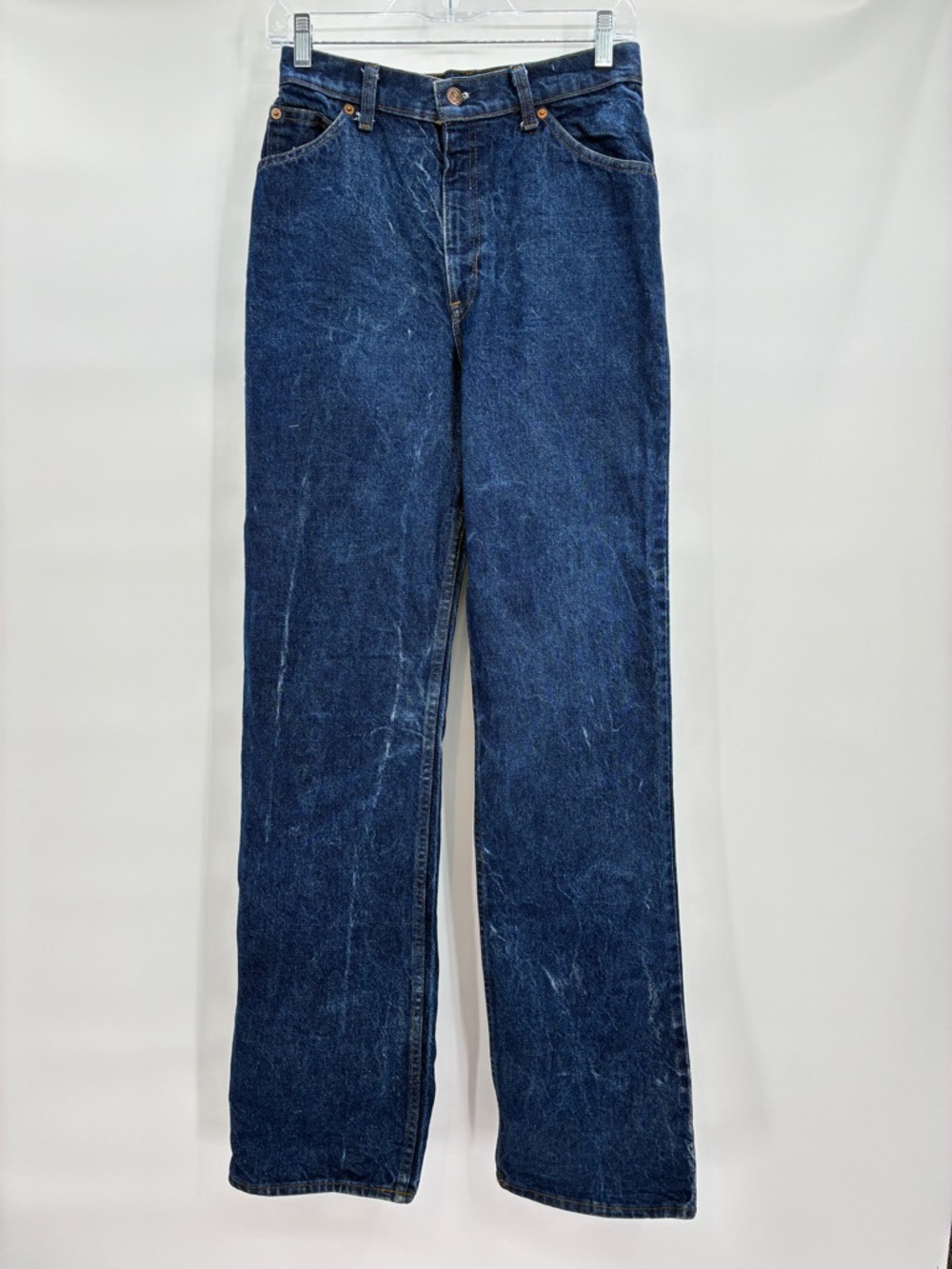 Levi’s Vintage 1978 70s Women’s Straight Leg Blue Jeans 11 25x34 USA Orange Tab
